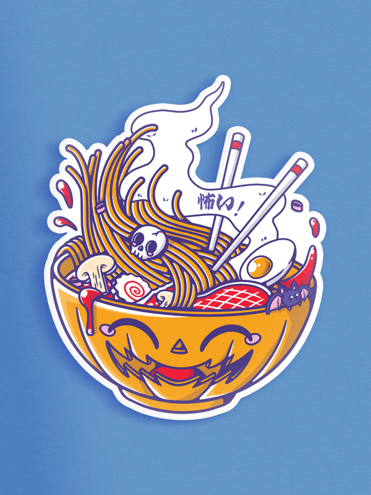 Spooky Ramen Sticker